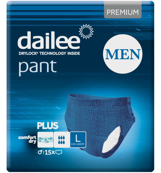 Dailee Pant Premium Men Plus L, 15 Stück