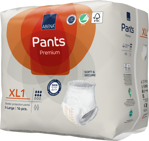 Abena Pants Premium XL1, 16 Stück