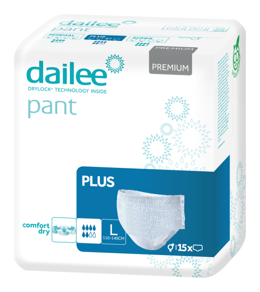 Dailee Pant Premium Plus L, 15 Stück