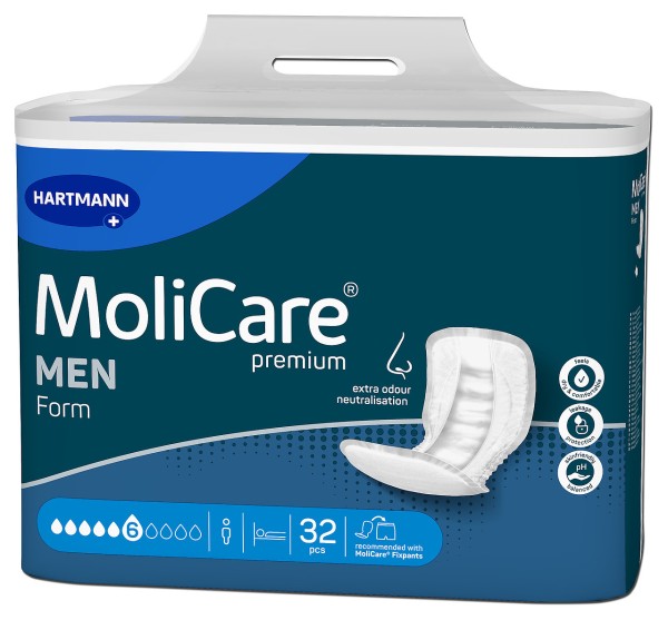 Hartmann MoliCare Premium Form MEN 6 Tropfen, 32 Stück