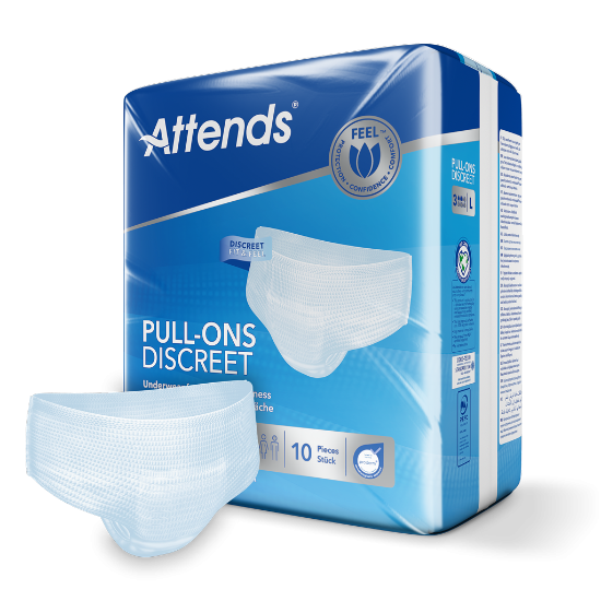 Attends Pull-Ons Discreet Underwear 3 L, 60 Stück