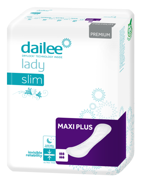 Dailee Lady Premium Slim Maxi Plus, 28 Stück